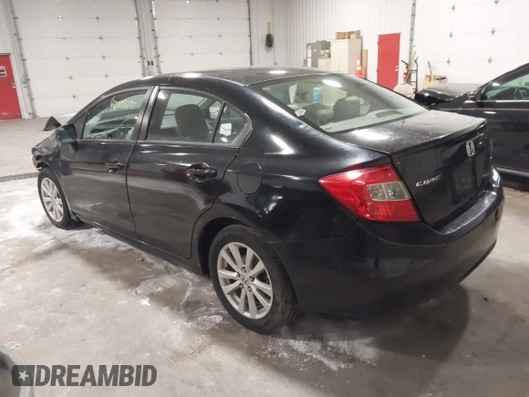 2012 Honda Civic EX with VIN 2HGFB2F81CH301455, listed as a IAAI auction lot 42008205 with 230,707 mi miles and . Bid and sale history available at DreamBid. Image 3.