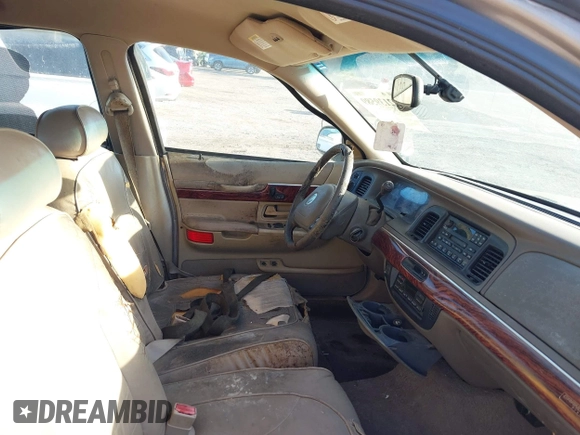 2002 Mercury Grand Marquis LS Premium with VIN 2MEFM75W72X662830, listed as a IAAI auction lot 42139589 with 186,733 mi miles and . Bid and sale history available at DreamBid. Image 5.