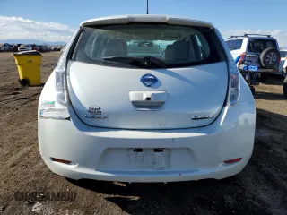 2016 Nissan LEAF S with VIN 1N4BZ0CP4GC305314, listed as a Copart auction lot 88545795 with 44,709 mi miles and Clean Title. Bid and sale history available at carsss.com. Image 6.