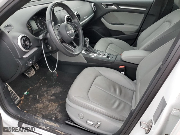 2017 Audi A3 Sportback e-tron Premium with VIN WAUUPBFF6HA066768, listed as a Copart auction lot 40199633 with NaN miles. Bid and sale history available at carsss.com. Image 7.
