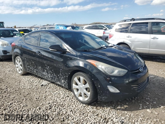 2013 Hyundai Elantra GLS with VIN 5NPDH4AE5DH335890, listed as a Copart auction lot 49496005 with 179,897 mi miles and Salvage title. Bid and sale history available at DreamBid. Image 4.