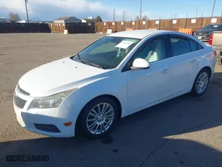 2014 Chevrolet Cruze ECO with VIN 1G1PH5SBXE7459661, listed as a IAAI auction lot 41514578 with 96,574 mi miles. Bid and sale history available at carsss.com. Image 2.