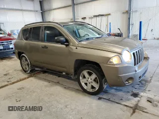 2008 Jeep Compass Sport with VIN 1J8FT47078D665893, listed as a Copart auction lot 44558255 with 138,490 mi miles and Salvage Title. Bid and sale history available at carsss.com. Image 4.