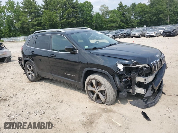 2019 Jeep Cherokee High Altitude with VIN 1C4PJMDX2KD283992, listed as a Copart auction lot 59849195 with 103,463 mi miles and Salvage title. Bid and sale history available at DreamBid. Image 4.