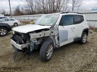 2015 Jeep Renegade Latitude with VIN ZACCJBBT8FPC10653, listed as a Copart auction lot 50023605 with 89,219 mi miles and Salvage Title. Bid and sale history available at carsss.com. Image 1.
