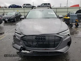 2021 Audi e-tron Premium Plus with VIN WA1LAAGEXMB017927, listed as a Copart auction lot 83877554 with 54,348 mi miles and Salvage Title. Bid and sale history available at DreamBid. Image 5.