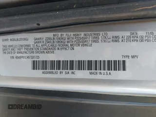 2006 Subaru Legacy Outback with VIN 4S4BP61C467331725, listed as a IAAI auction lot 42690682 with 239,299 mi miles and . Bid and sale history available at DreamBid. Image 9.