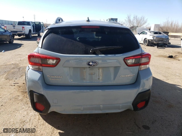 2021 Subaru Crosstrek Premium with VIN JF2GTAPCXMH380632, listed as a Copart auction lot 46456455 with 53,571 mi miles and Salvage Title. Bid and sale history available at carsss.com. Image 6.