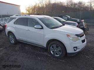 2012 Chevrolet Equinox LTZ with VIN 2GNFLFE50C6264864, listed as a IAAI auction lot 41756887 with 181,942 mi miles. Bid and sale history available at carsss.com. Image 1.