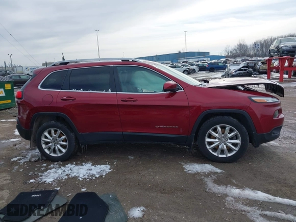 2017 Jeep Cherokee Limited with VIN 1C4PJMDS3HW545973, listed as a IAAI auction lot 41736177 with 131,299 mi miles. Bid and sale history available at carsss.com. Image 13.