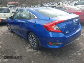 2016 Honda Civic Sedan EX with VIN 19XFC2F87GE076648, listed as a IAAI auction lot 41797654 with 111,132 mi miles. Bid and sale history available at carsss.com. Image 3.