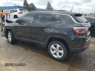 2019 Jeep Compass Latitude z VIN 3C4NJDBB5KT596835, wystawiony jako Copart lot #58706825 z przebiegiem 169 320 mil mil oraz Szkoda całkowita • Salvage title. Historia ofert i sprzedaży dostępna na DreamBid. Obrazek 2.