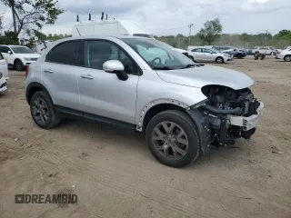 2017 FIAT 500X Trekking with VIN ZFBCFYCB3HP606695, listed as a Copart auction lot 54681115 with 59,346 mi miles and Salvage title. Bid and sale history available at DreamBid. Image 4.