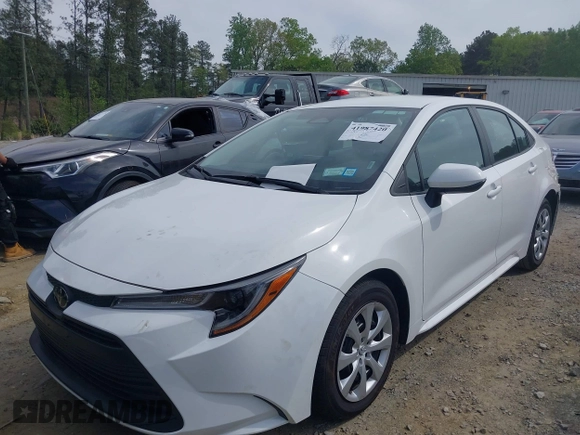 2024 Toyota Corolla LE with VIN 5YFB4MDE1RP184118, listed as a IAAI auction lot 41987420 with 17,833 mi miles. Bid and sale history available at carsss.com. Image 17.