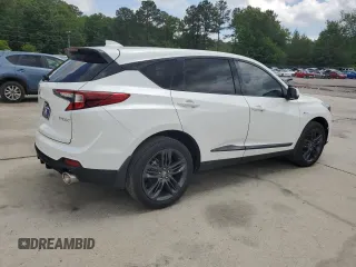 2022 Acura RDX w/A-Spec Package with VIN 5J8TC1H60NL004303, listed as a Copart auction lot 55949505 with 28,026 mi miles and Salvage title. Bid and sale history available at DreamBid. Image 3.