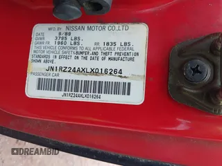 1990 Nissan 300ZX z VIN JN1RZ24AXLX016264, wystawiony jako IAAI lot #42389421 z przebiegiem 144 803 mil mil oraz . Historia ofert i sprzedaży dostępna na DreamBid. Obrazek 9.