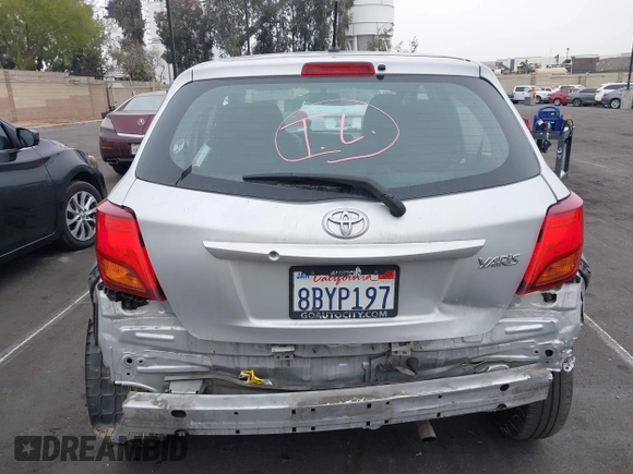 2016 Toyota Yaris L with VIN VNKKTUD39GA062097, listed as a IAAI auction lot 42030121 with 135,500 mi miles. Bid and sale history available at carsss.com. Image 17.