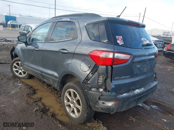 2019 Ford EcoSport SE with VIN MAJ6S3GL1KC250540, listed as a IAAI auction lot 41118410 with 70,915 mi miles. Bid and sale history available at carsss.com. Image 3.