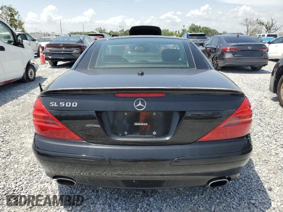2006 Mercedes-Benz SL 500 z VIN WDBSK75F66F109026, wystawiony jako Copart lot #59808265 z przebiegiem Nie podano mil oraz Czysty tytuł • Clean title. Historia ofert i sprzedaży dostępna na DreamBid. Obrazek 6.