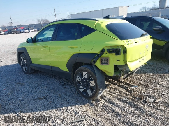 2024 Hyundai Kona SEL with VIN KM8HB3AB4RU056670, listed as a IAAI auction lot 41781071 with 17,022 mi miles. Bid and sale history available at carsss.com. Image 3.