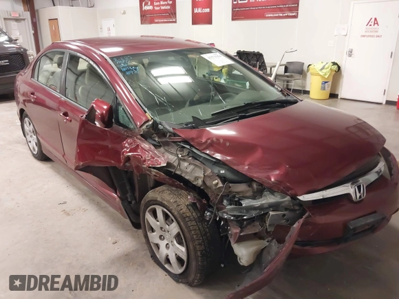 2008 Honda Civic LX with VIN 1HGFA165X8L071637, listed as a IAAI auction lot 41579354 with 239,735 mi miles and . Bid and sale history available at DreamBid. Image 13.