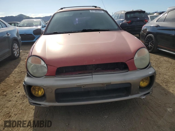 2002 Subaru Impreza Outback Special Sports with VIN JF1GG68512H808767, listed as a Copart auction lot 47186295 with 238,111 mi miles and Salvage title. Bid and sale history available at DreamBid. Image 5.