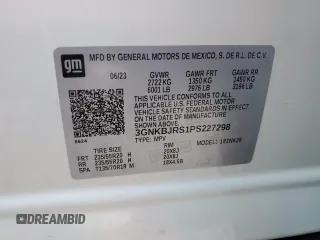 2023 Chevrolet Blazer LT with VIN 3GNKBJRS1PS227298, listed as a Copart auction lot 71701554 with Not provided miles and Clean title. Bid and sale history available at DreamBid. Image 15.