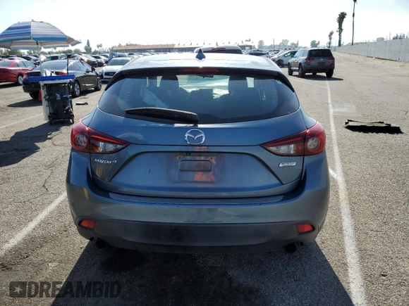 2015 Mazda 3 i Grand Touring with VIN JM1BM1M77F1247075, listed as a Copart auction lot 54559925 with 104,671 mi miles and Salvage title. Bid and sale history available at DreamBid. Image 6.