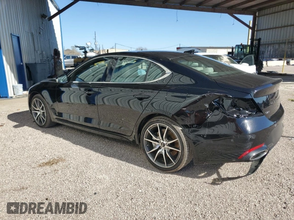 2025 Genesis G70 2.5T with VIN KMTG34SC4SU149867, listed as a Copart auction lot 85691544 with 2,338 mi miles and Clean Title. Bid and sale history available at DreamBid. Image 2.