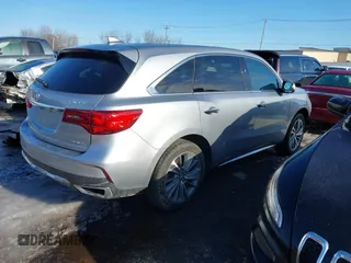 2017 Acura MDX w/Technology Pkg with VIN 5J8YD4H57HL000488, listed as a IAAI auction lot 41665825 with 72,485 mi miles. Bid and sale history available at carsss.com. Image 4.