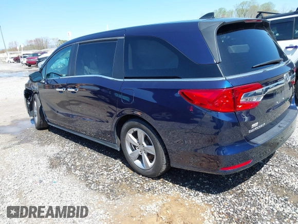 2019 Honda Odyssey EX-L with VIN 5FNRL6H78KB124346, listed as a IAAI auction lot 41977283 with 83,054 mi miles. Bid and sale history available at carsss.com. Image 3.