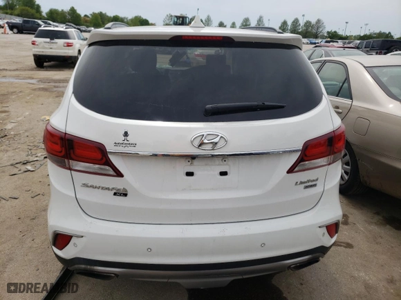 2019 Hyundai Santa Fe XL Limited Ultimate with VIN KM8SR4HF7KU301774, listed as a Copart auction lot 52516164 with 0 mi miles and Salvage Title. Bid and sale history available at carsss.com. Image 6.
