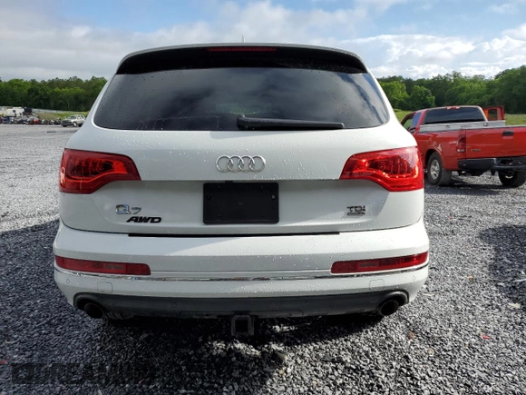 2012 Audi Q7 Prestige с VIN WA1VMAFEXCD007970, выставлен на аукционе Copart как лот 56391785 с пробегом 169 643 миль миль и Списание • Salvage title. История ставок и продаж доступна на DreamBid. Изображение 6.