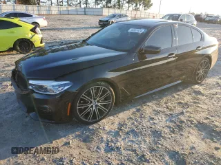 2017 BMW 5 Series 540i with VIN WBAJE5C33HG914381, listed as a Copart auction lot 82557424 with 193,882 mi miles and Salvage Title. Bid and sale history available at carsss.com. Image 1.