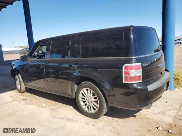 2013 Ford Flex SEL with VIN 2FMHK6C80DBD14121, listed as a Copart auction lot 76709344 with 110,699 mi miles and Salvage Title. Bid and sale history available at carsss.com. Image 2.