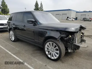 2020 Land Rover Range Rover with VIN SALGR2SU3LA589326, listed as a Copart auction lot 75936514 with 56,079 mi miles and Salvage title. Bid and sale history available at DreamBid. Image 4.