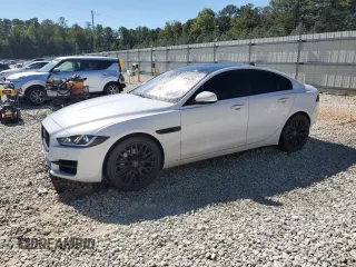2019 Jaguar XE with VIN SAJAD4FN1KCP51274, listed as a Copart auction lot 76450264 with 59,903 mi miles and Salvage Title. Bid and sale history available at DreamBid. Image 1.
