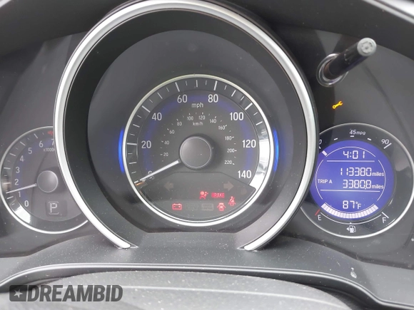 2015 Honda Fit EX-L with VIN 3HGGK5H88FM772849, listed as a IAAI auction lot 42099639 with 113,380 mi miles and . Bid and sale history available at DreamBid. Image 7.