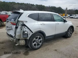 2019 Honda CR-V EX with VIN 5J6RW1H58KA029278, listed as a Copart auction lot 47219135 with 125,454 mi miles and Salvage Title. Bid and sale history available at carsss.com. Image 3.