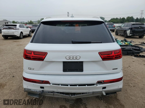 2018 Audi Q7 Premium Plus z VIN WA1LHAF78JD005788, wystawiony jako Copart lot #60714865 z przebiegiem 125 988 mil mil oraz Szkoda całkowita • Salvage title. Historia ofert i sprzedaży dostępna na DreamBid. Obrazek 6.