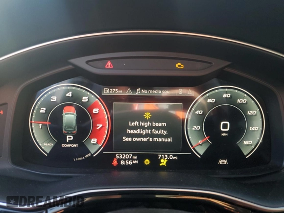 2021 Audi Q7 Premium Plus с VIN WA1LXAF76MD040708, выставлен на аукционе Copart как лот 53550155 с пробегом 53 207 миль миль и Списание • Salvage title. История ставок и продаж доступна на DreamBid. Изображение 9.