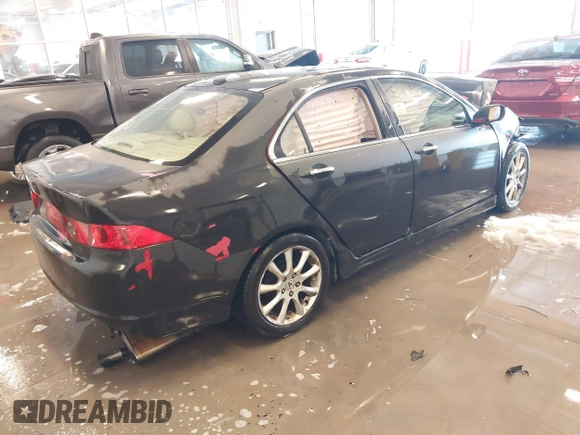 2006 Acura TSX with VIN JH4CL96876C026722, listed as a IAAI auction lot 41249883 with 1 mi miles. Bid and sale history available at carsss.com. Image 4.