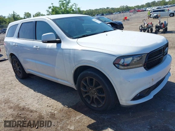 2017 Dodge Durango GT with VIN 1C4RDHDG2HC953689, listed as a IAAI auction lot 42019043 with 112,412 mi miles and . Bid and sale history available at DreamBid. Image 1.