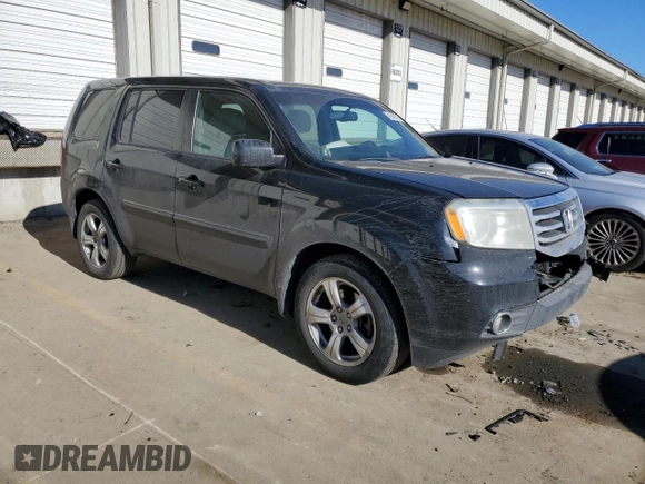 2013 Honda Pilot EX-L with VIN 5FNYF4H52DB054769, listed as a Copart auction lot 42938675 with 207,504 mi miles and Salvage Title. Bid and sale history available at DreamBid. Image 4.