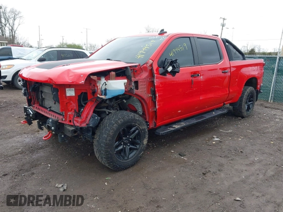 2022 Chevrolet Silverado 1500 LT Trail Boss with VIN 3GCPYFEL8NG102016, listed as a IAAI auction lot 41944519 with 53,144 mi miles and . Bid and sale history available at DreamBid. Image 2.