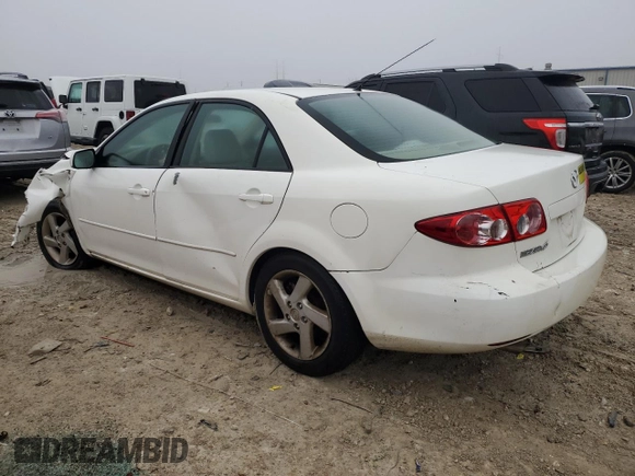 2004 Mazda 6 i with VIN 1YVFP80C045N43804, listed as a Copart auction lot 45563525 with 176,025 mi miles and Salvage Title. Bid and sale history available at DreamBid. Image 2.