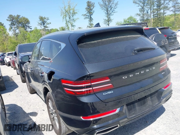 2024 Genesis GV80 with VIN KMUHBDSB3RU174036, listed as a IAAI auction lot 41992632 with 40,352 mi miles and . Bid and sale history available at DreamBid. Image 14.