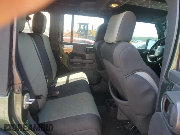 2008 Jeep Wrangler Unlimited Sahara with VIN 1J4GA59158L550576, listed as a Copart auction lot 53095565 with 208,434 mi miles and Salvage Title. Bid and sale history available at DreamBid. Image 10.