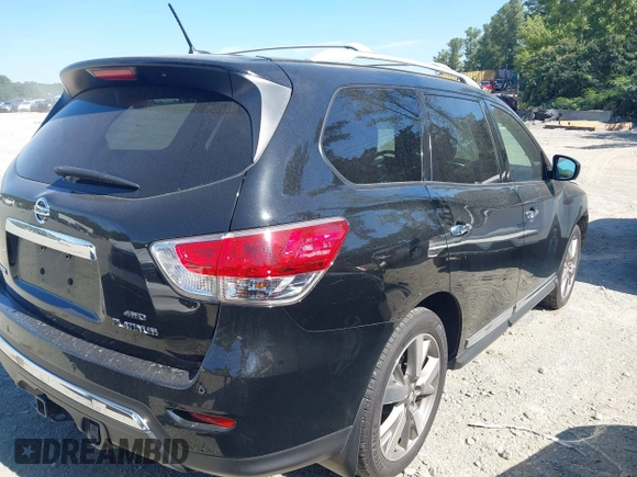 2014 Nissan Pathfinder S with VIN 5N1AR2MMXEC726646, listed as a IAAI auction lot 42729339 with 125,225 mi miles and . Bid and sale history available at DreamBid. Image 4.