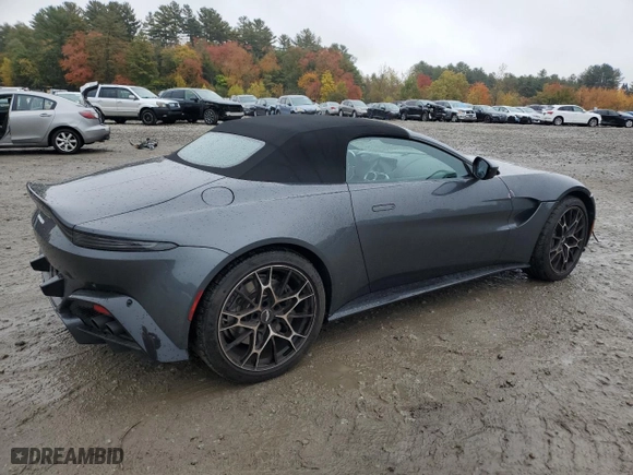 2021 Aston Martin Vantage with VIN SCFSMGBW8MGP05991, listed as a Copart auction lot 74318534 with 10,173 mi miles and Salvage Title. Bid and sale history available at carsss.com. Image 3.